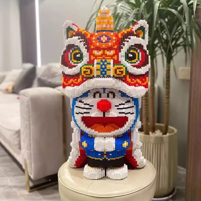 中国积木哆啦a梦醒狮国潮2025