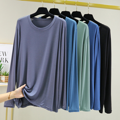 长袖睡衣男士大码家居服上衣薄款