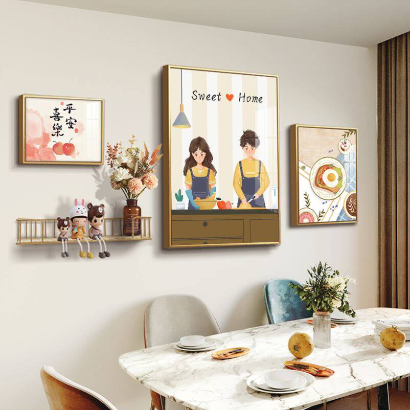 电视背景墙装饰画客厅高档大气卧室挂画温馨浪漫挂在卧室墙上的