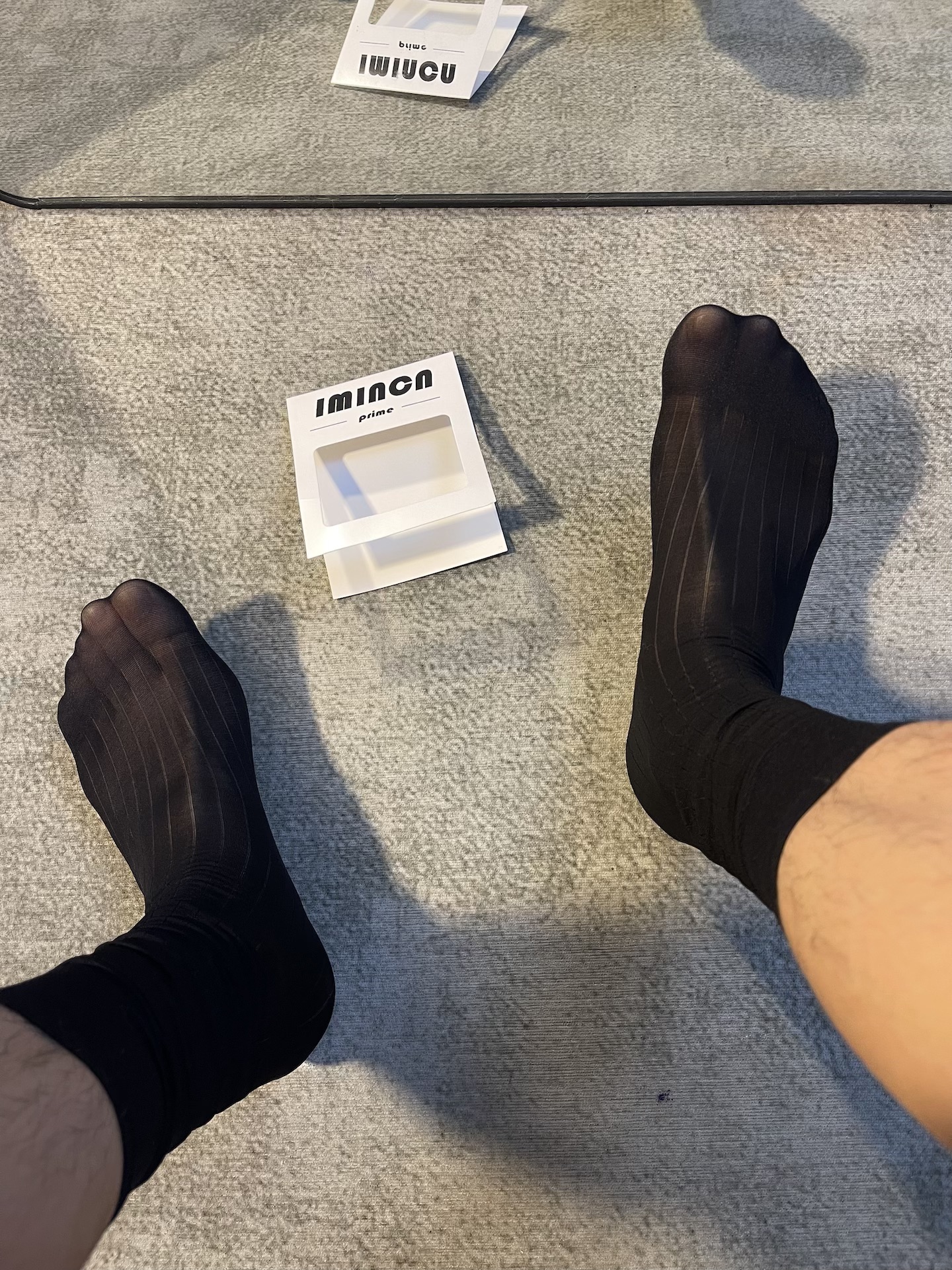 丝袜职场长袜商务正装袜黑白藏青男士中筒绅士款商务性感Kocean