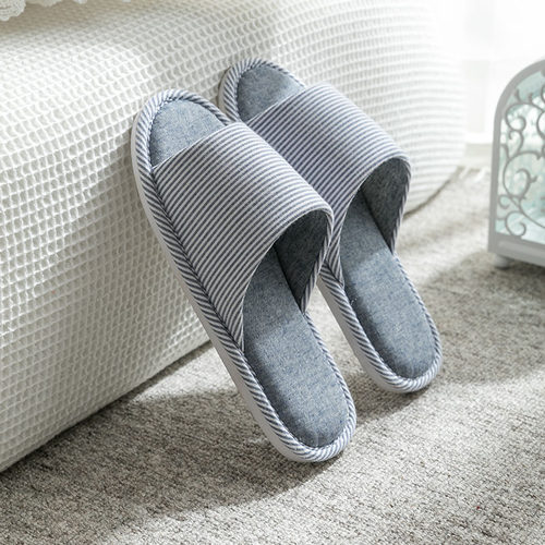 软底春秋四季家居亚麻拖鞋吸汗