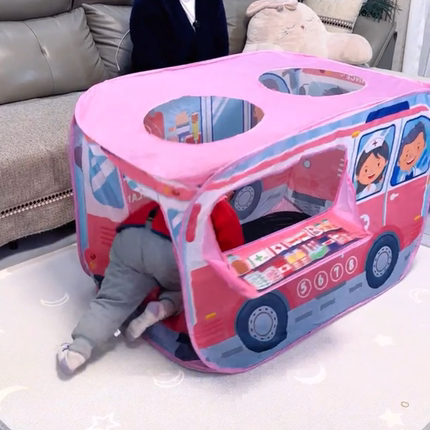 儿童医生玩具套装室内可折叠汽车帐篷 4-6 岁益智互动仿真玩具