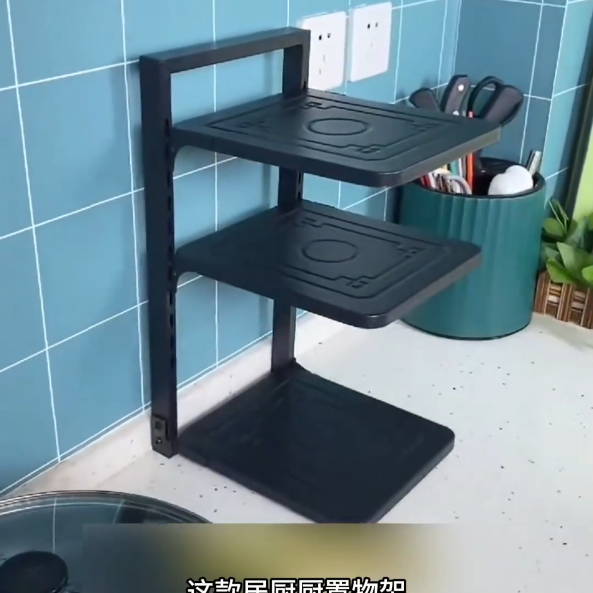 厨房置物架2025新款爆款厨房多层收纳架调料置物架碗盘收纳置物架