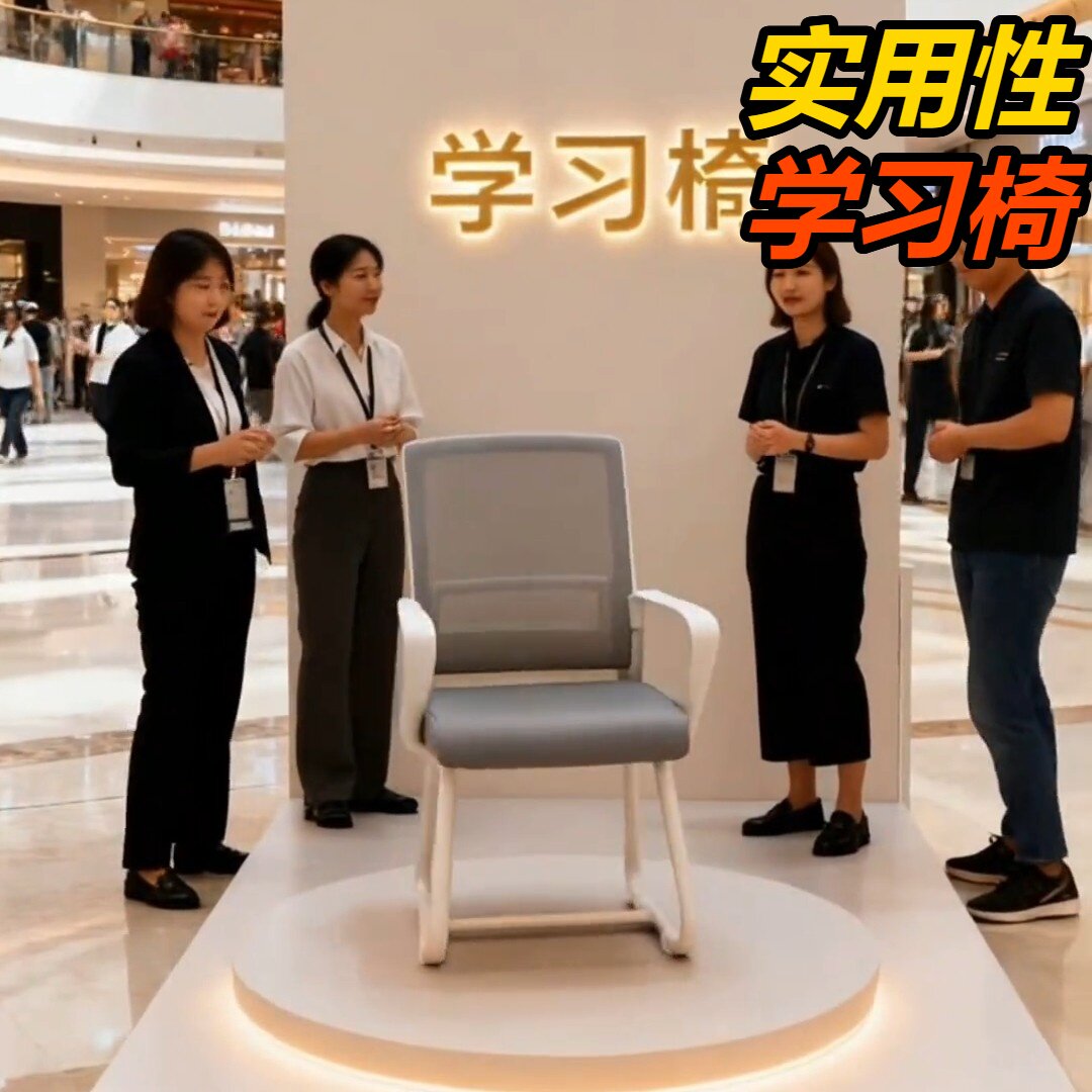 精选家用舒适久坐办公椅宿舍加厚学习靠背椅书桌凳子人体工学电脑