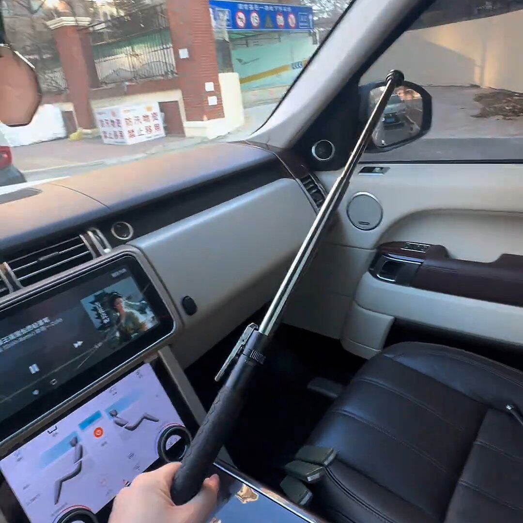 优质钢笔甩鞭热门防身神器自动弹簧棍合法车载伸缩三节热销爆2026