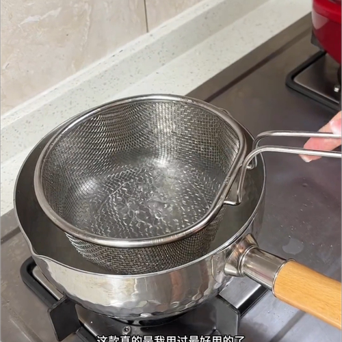 不锈钢过滤网漏勺油炸网篮沥水篮厨房专用304家用热销款