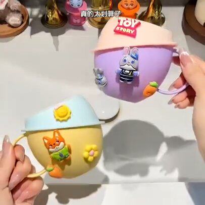 儿童漱口杯套装动物城星球杯可爱卡通宝宝家用刷牙牙缸实惠款