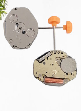 手表配件 1L45 机芯 全新原装石英机芯配件 两针半 配电池把芯