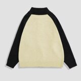 美式针织开衫女秋冬休闲2026新款慵懒风毛衣外套chic上衣M313P70，男装针织衫/毛衣，星座1013-3