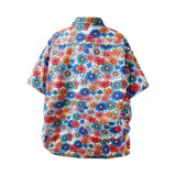 古巴夏威夷宽松版复古港味小众植物碎花短袖衬衫夏季新款C300P30，男装衬衫，星座1013-3