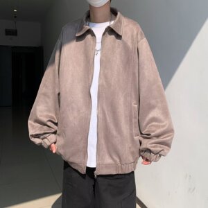 春秋气质潮流夹克潮新款男长袖ins连帽青春流行标准时尚JK368P65图片