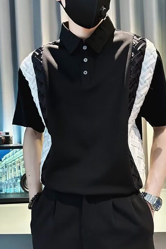 POLO衫青春流行原宿潮流夏季标准短袖男时尚潮简约新款T341P33,商品下架区,星座1013-3