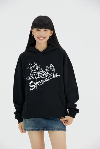 SYMOCOLOR休闲连帽卫衣