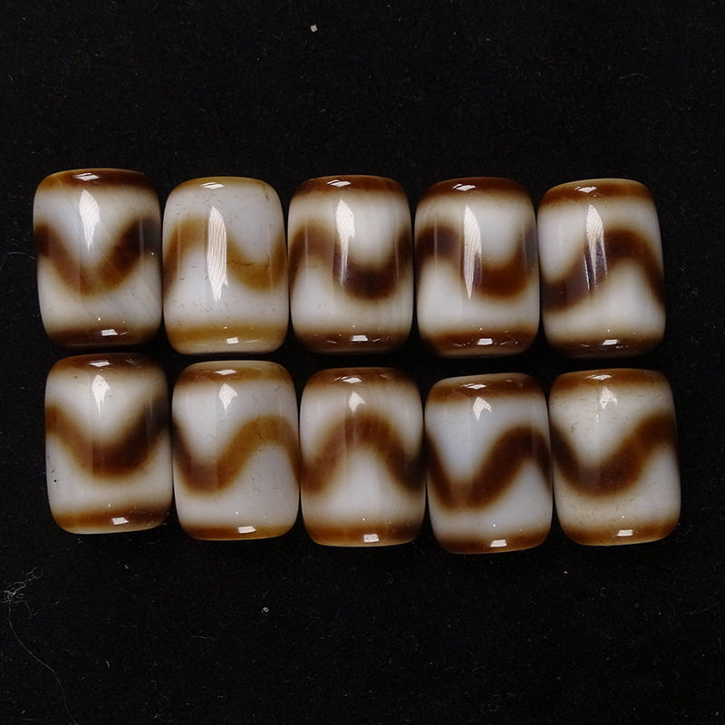 5A级黑白天然西藏玛瑙虎牙天珠桶珠腰珠配饰手串项链13*18mm左右,饰品/流行首饰/时尚饰品新,项坠/吊坠,淘宝优惠券,粉丝福利购,淘宝优惠卷