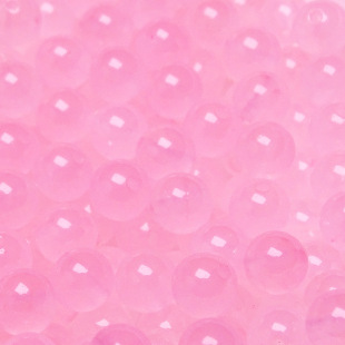 圣饰奇缘天然水晶粉玛瑙玉石散圆珠diy饰品手串项链配件4.5mm左右