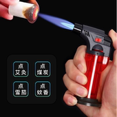 防风直冲可充气创意个性 气体电子点火器 雪茄高温焊枪喷枪打火机