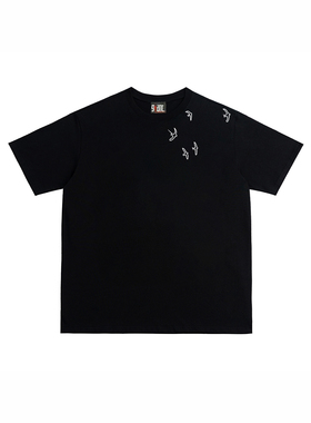 28blocks 260克重磅纯棉！美式高街夏季新款潮牌设计感短袖t恤