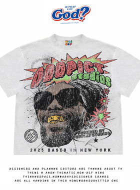 28blocks 260克重磅纯棉! 最炸的仔~美式复古阿美咔叽短袖T恤男女