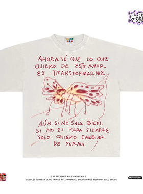 28blocks 260克重磅纯棉! 温柔蜕变~美式复古阿美咔叽短袖T恤男女