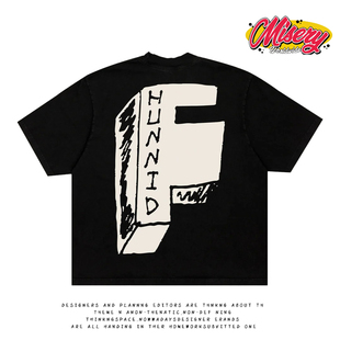 造物GOODGOD F立方体vintage涂鸦潮牌短袖T恤慵懒风男女同款上衣