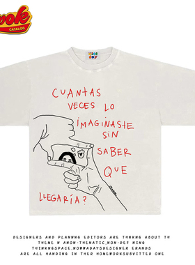 造物GOODGOD 美式宽松纯棉女2025新款夏季短袖正肩设计感小众t恤