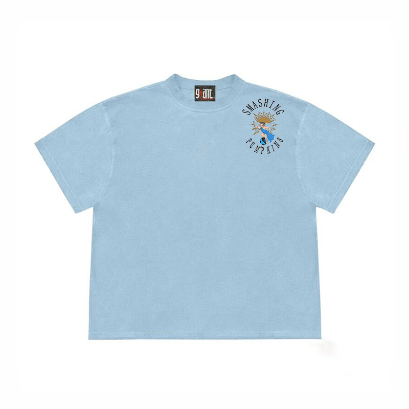 bf慵懒风卡通印花短袖T恤