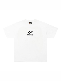 潮牌高街oversize宽松半袖 T恤男女美式 上衣 白色短袖 28blocks新款