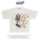 造物GOODGOD T恤 善恶猫咪千禧风印花半袖 休闲别致小众设计感短袖