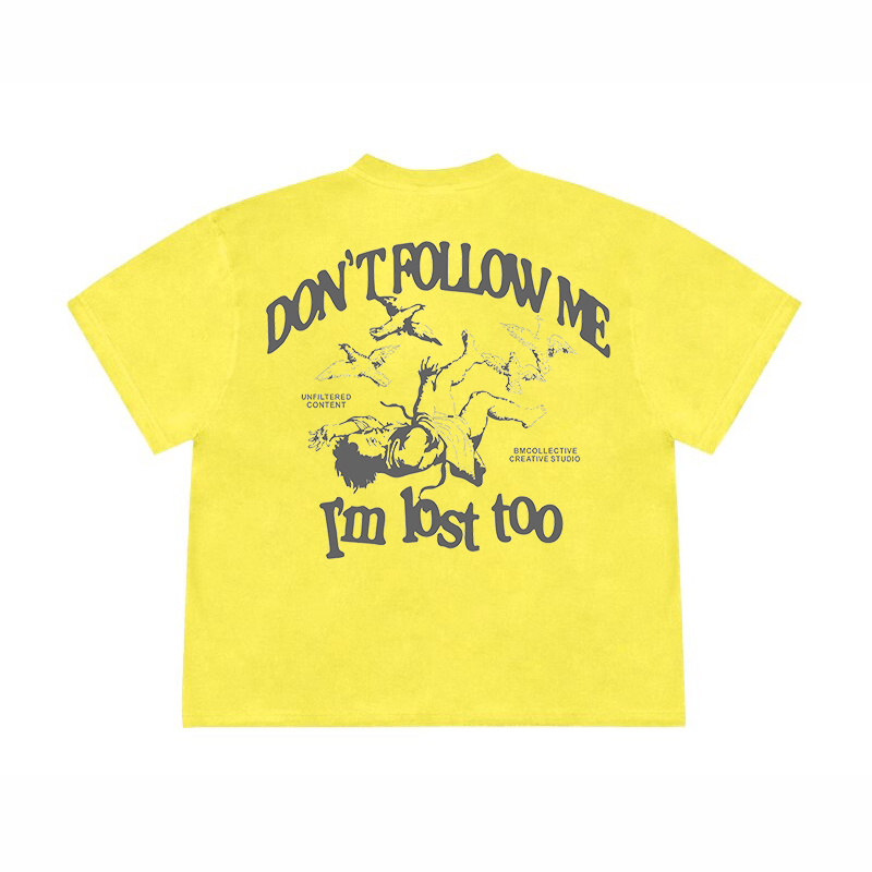 潮牌设计感趣味印花短袖T恤