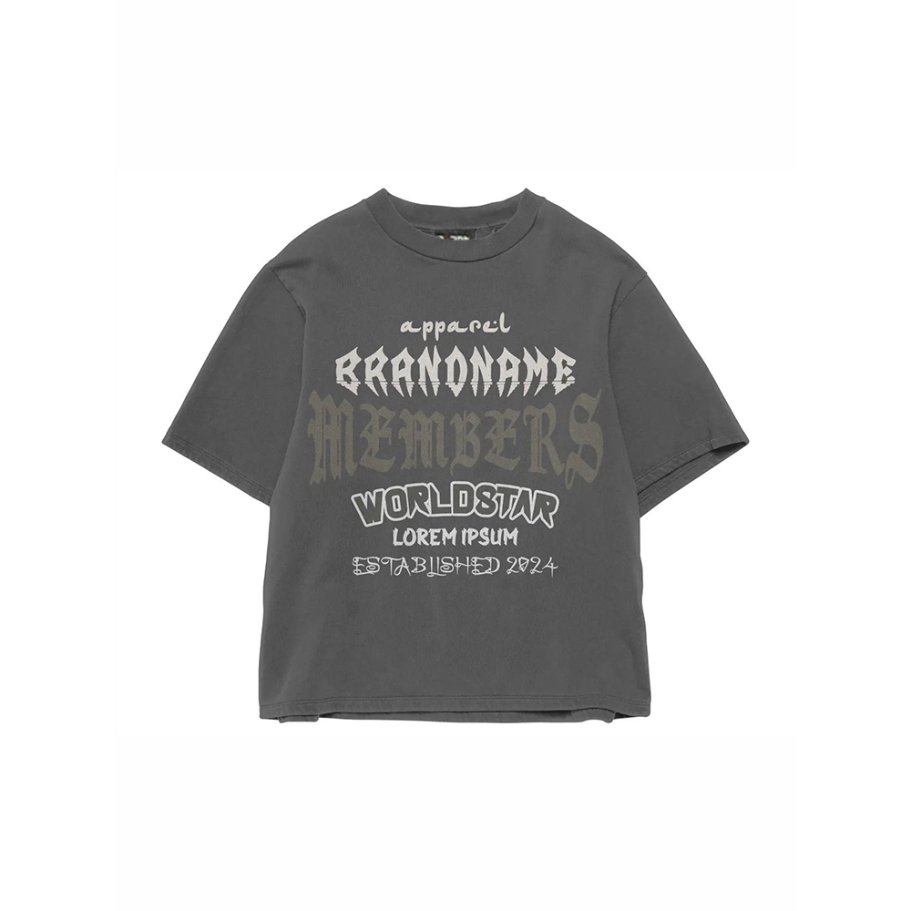 美式复古街头短袖T恤百搭上衣