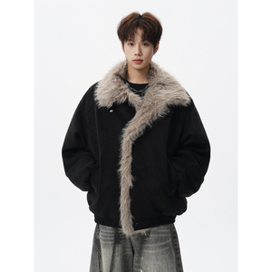 现货长毛绒棉服棉衣外套618-MF362-P115控218图片