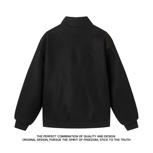 新款呢料夹克大衣外套618-JK898-P110控138图片