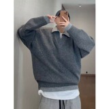 网图现货黑色也有货秋冬假两件毛衣618-MM700-P60，男装针织衫/毛衣，星座618