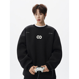 秋冬新款圆领刺绣加绒卫衣618-V29-P50控88，男装卫衣，星座618