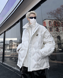 冬季假两件设计感羽绒服白鸭绒618-YR02-P270控328，男装羽绒服，星座618
