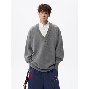 毛衣针织假两件刺绣毛衣衫618-MM912-P60控108，男装针织衫/毛衣，星座618