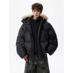90白鸭绒毛领羽绒服外套618-YR05-P245控388LK图片