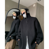 秋冬毛衣开衫双拉链针织衫618-MM1315-P70控98模特，男装针织衫/毛衣，星座618