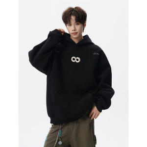 重磅刺绣秋冬加绒加厚卫衣618-V30-60控98，男装卫衣，星座618