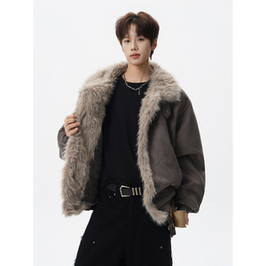 现货长毛绒棉服棉衣外套618-MF362-P115控218图片