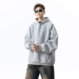 无影墙高品质420克双扣子连帽卫衣618-WY1015-P55控88,男装卫衣,星座618