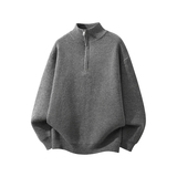 2025秋冬季半拉链毛衣针织衫618-MM1314-P50控88黑墙，男装针织衫/毛衣，星座618