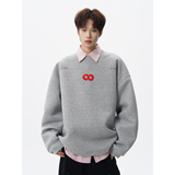 秋冬新款圆领刺绣加绒卫衣618-V29-P50控88，男装卫衣，星座618