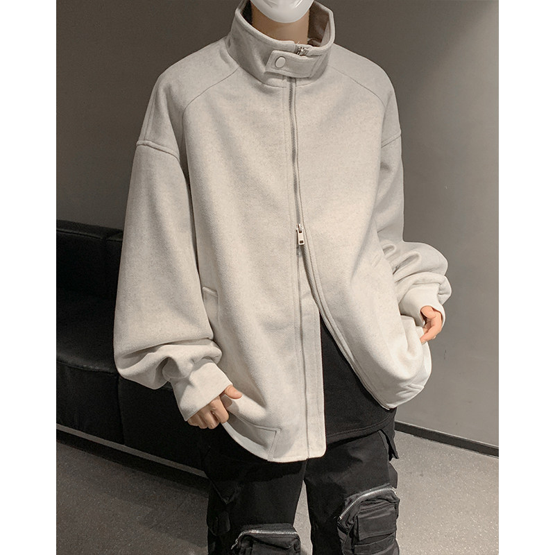 春秋新款呢料夹克大衣外套618-JK898-P110控138,男装夹克,星座618