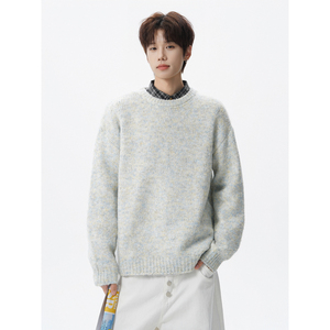 秋冬彩砂针织衫套头毛衣618-MM5411-P65控108，男装针织衫/毛衣，星座618