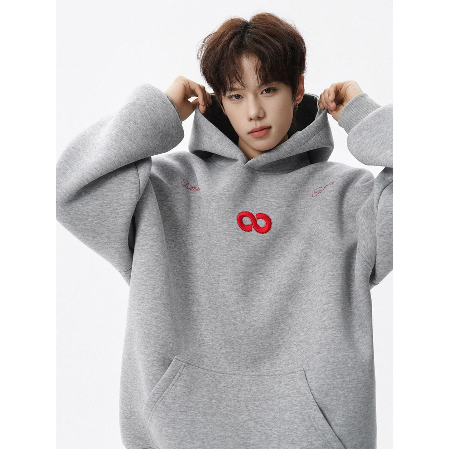 重磅刺绣秋冬加绒加厚卫衣618-V30-60控98，男装卫衣，星座618