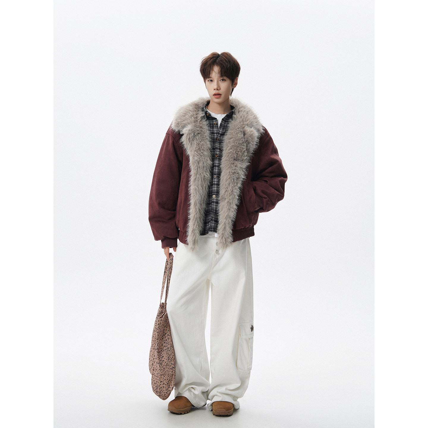 现货长毛绒棉服棉衣外套618-MF362-P130控218假模,男装棉衣,星座618