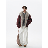 现货长毛绒棉服棉衣外套618-MF362-P130控218假模，男装棉衣，星座618
