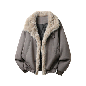 现货长毛绒棉服棉衣外套618-MF362-P115控218，男装棉衣，星座618