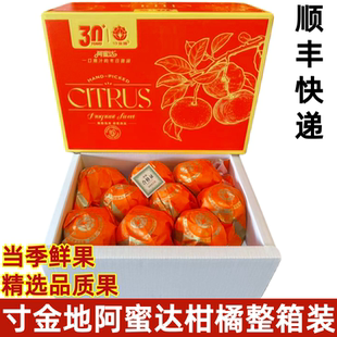 存金地阿蜜达柑橘整箱7斤四川产当季时令新鲜水果爆汁礼盒装水果